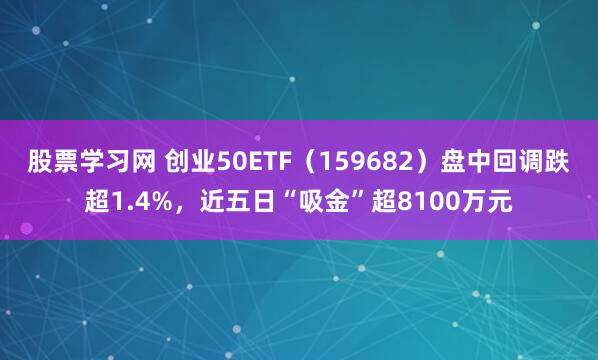 股票学习网 创业50ETF（159682）盘中回调跌超1.4%，近五日“吸金”超8100万元